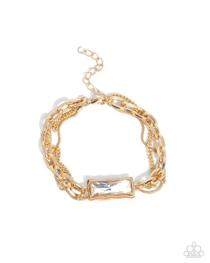 Paparazzi Bracelet Grungy Gait Gold Paparazzi Jewelry Bracelets Paparazzi Bracelet Grungy Gait Gold Paparazzi Jewelry Bracelets