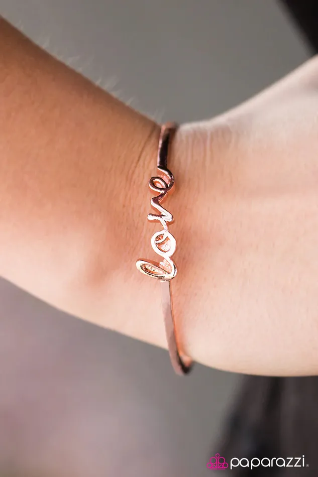 Paparazzi Bracelet I Love It Copper Paparazzi Jewelry Bracelets