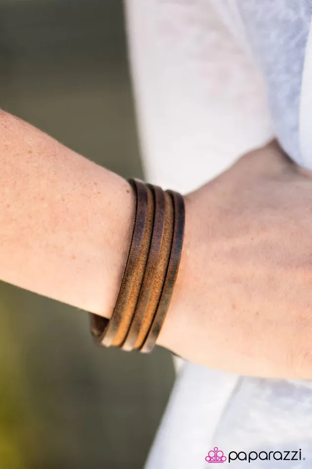 Paparazzi Bracelet It Works WANDERS Brown Paparazzi Jewelry Bracelets