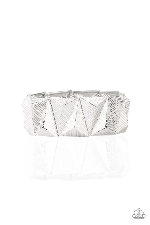 Paparazzi Bracelet Metallic Geode Silver Paparazzi Jewelry Bracelets Paparazzi Bracelet Metallic Geode Silver Paparazzi Jewelry Bracelets