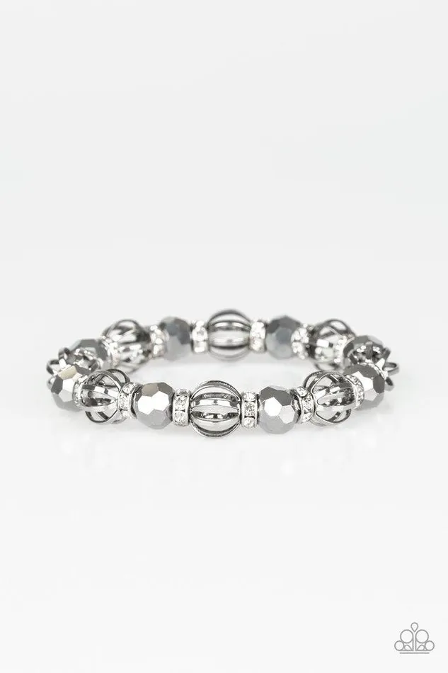 Paparazzi Bracelet Metro Squad Silver Paparazzi Jewelry Bracelets