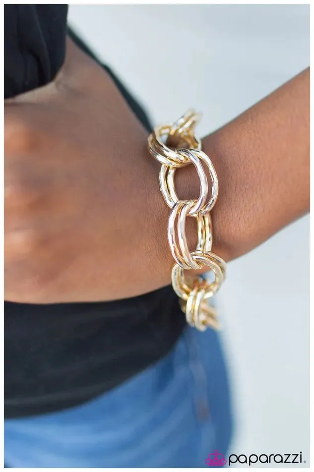 Paparazzi Bracelet No Big Deal Gold Paparazzi Jewelry Bracelets