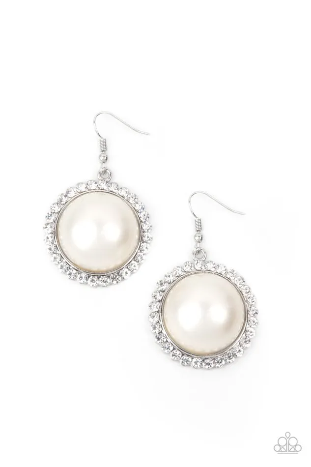 Paparazzi Earring Esteemed Elegance White Paparazzi Jewelry Earrings Paparazzi Earring Esteemed Elegance White Paparazzi Jewelry Earrings