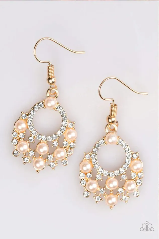 Paparazzi Earring Sweet As MONEY Gold Paparazzi Jewelry Earrings