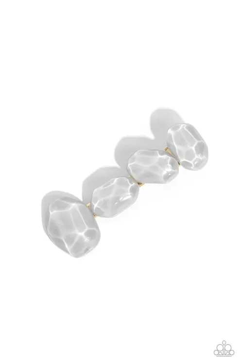 Paparazzi Hair Accessories Heart of GEMSTONE Silver Paparazzi Jewelry Necklaces