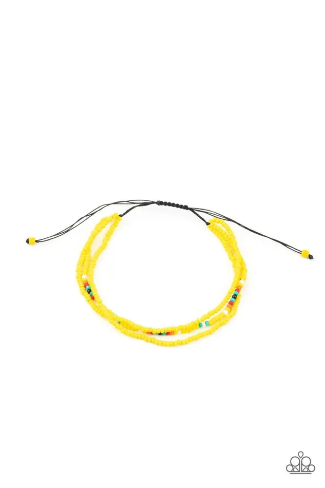 Paparazzi Jewelry Bracelets Paparazzi Bracelet Basecamp Boyfriend Yellow Paparazzi Jewelry Bracelets Paparazzi Bracelet Basecamp Boyfriend Yellow