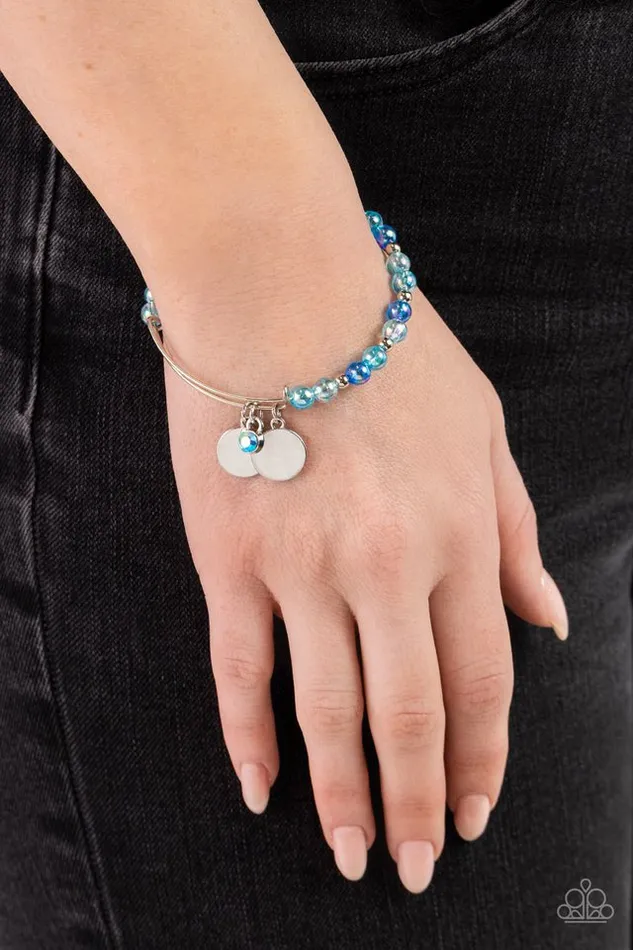 Paparazzi Jewelry Bracelets Paparazzi Bracelet Bodacious Beacon Blue