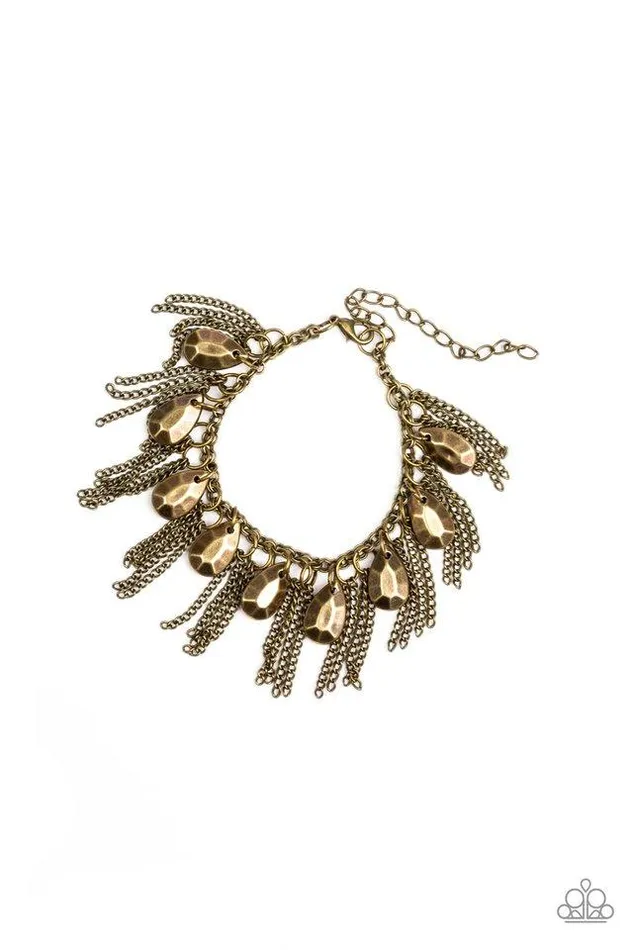 Paparazzi Jewelry Bracelets Paparazzi Bracelet Brag Swag Brass