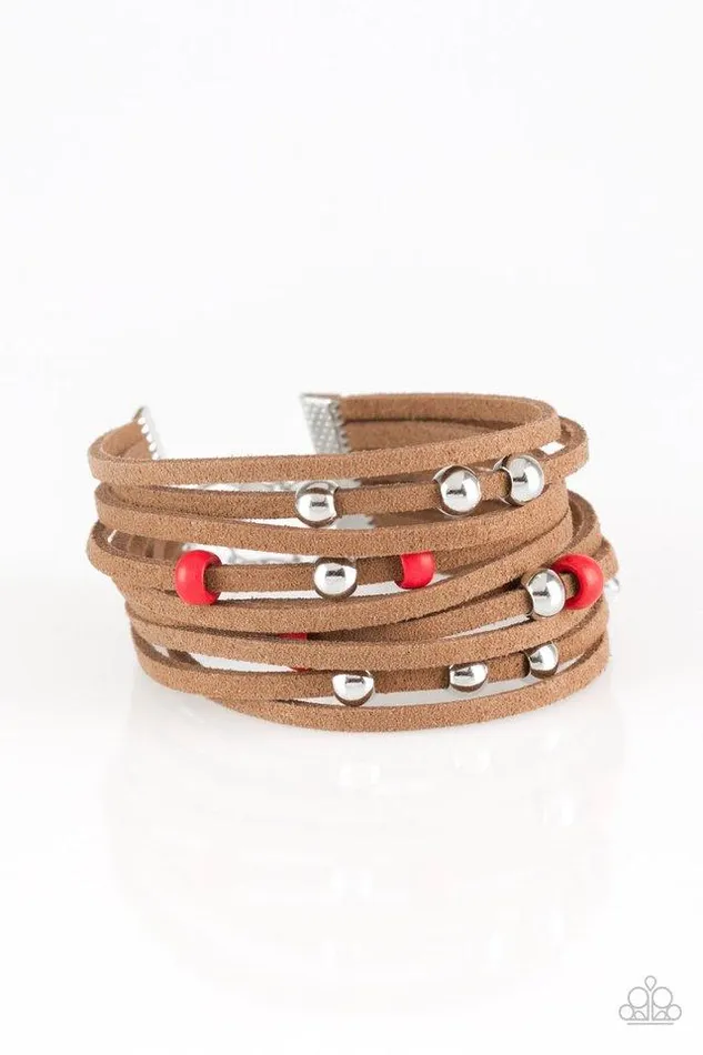 Paparazzi Jewelry Bracelets Paparazzi Bracelet Colorfully Coachella Red Paparazzi Jewelry Bracelets Paparazzi Bracelet Colorfully Coachella Red