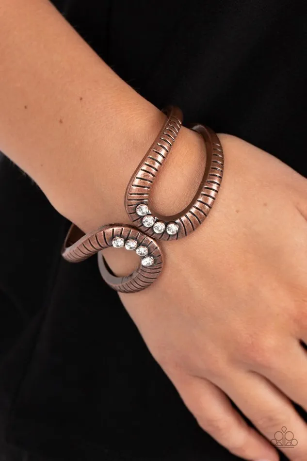 Paparazzi Jewelry Bracelets Paparazzi Bracelet Desert Prosperity Copper