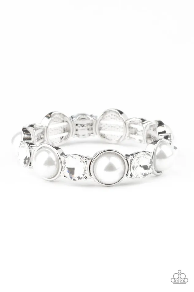Paparazzi Jewelry Bracelets Paparazzi Bracelet Elegant Entertainment White Paparazzi Jewelry Bracelets Paparazzi Bracelet Elegant Entertainment White