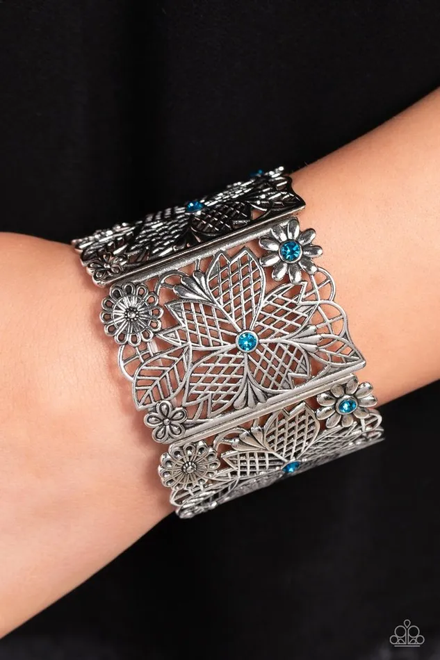 Paparazzi Jewelry Bracelets Paparazzi Bracelet Garden City Blue