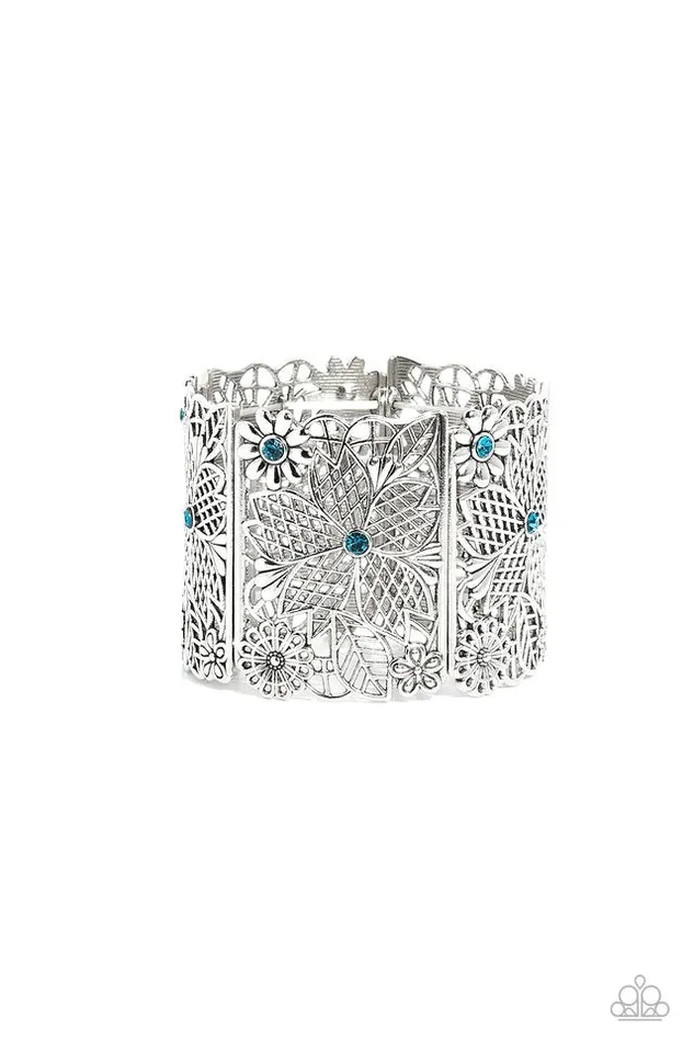 Paparazzi Jewelry Bracelets Paparazzi Bracelet Garden City Blue Paparazzi Jewelry Bracelets Paparazzi Bracelet Garden City Blue