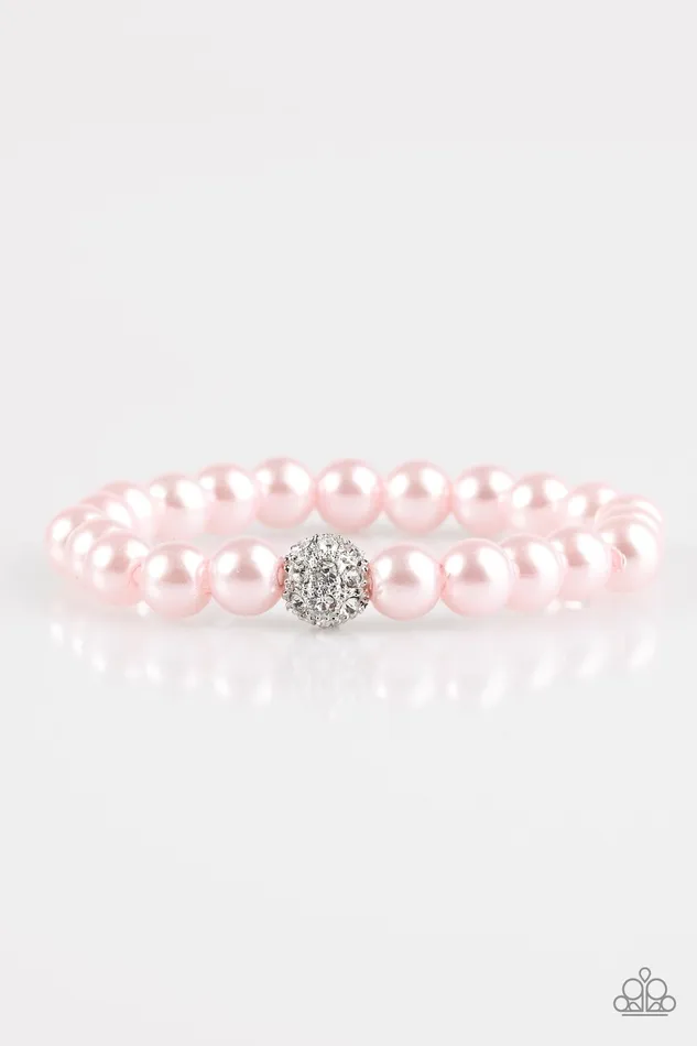 Paparazzi Jewelry Bracelets Paparazzi Bracelet Im Here For The Bride Pink