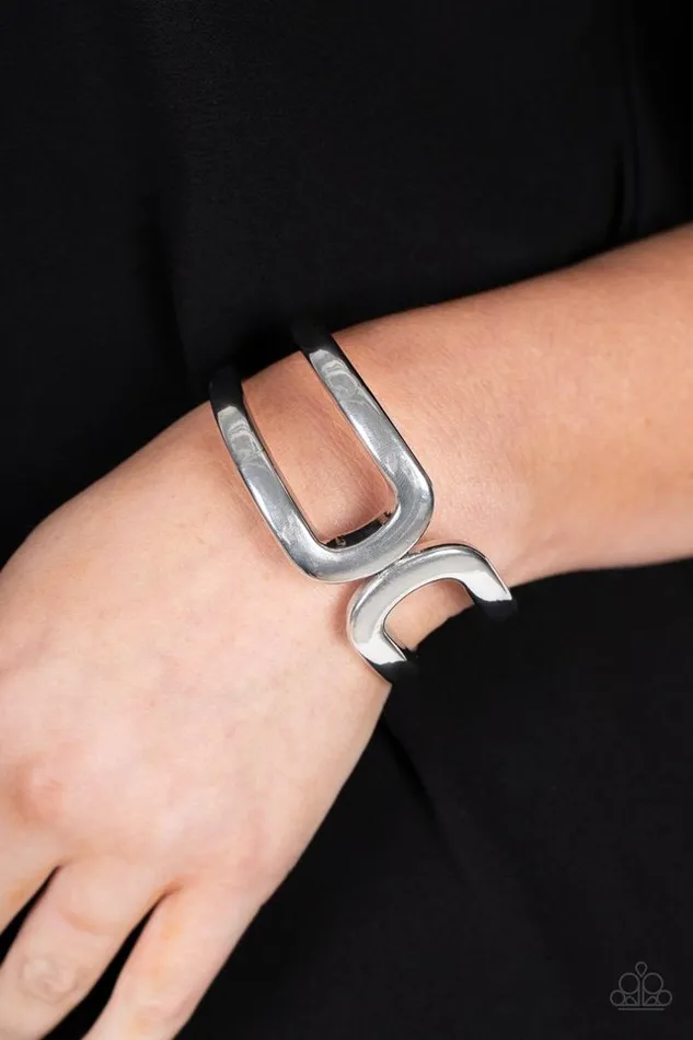 Paparazzi Jewelry Bracelets Paparazzi Bracelet Industrial Empress Silver