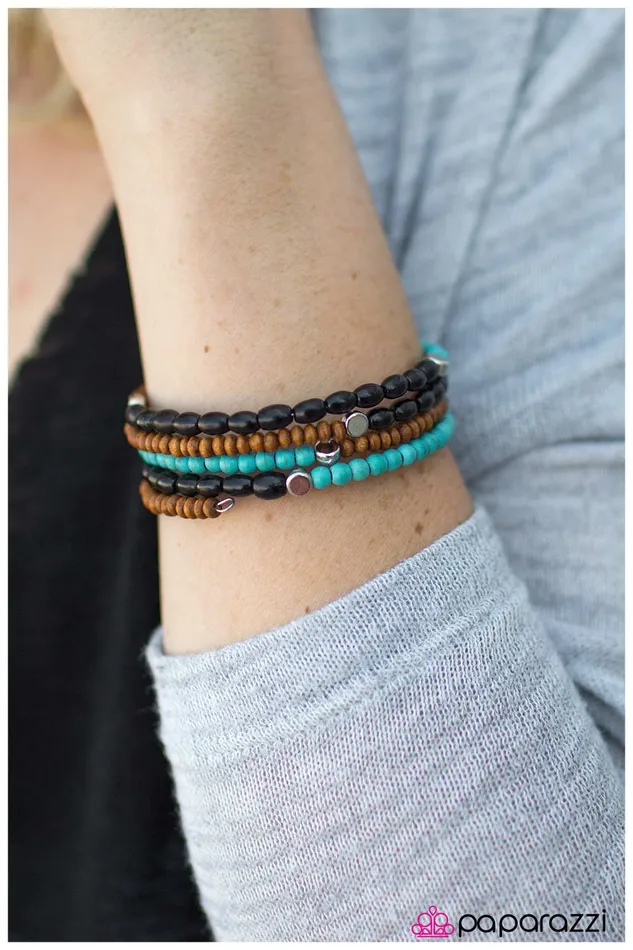 Paparazzi Jewelry Bracelets Paparazzi Bracelet Its Human Nature Blue