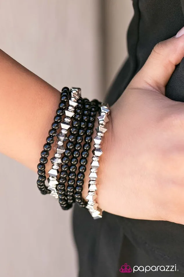 Paparazzi Jewelry Bracelets Paparazzi Bracelet NamaSLAY Black