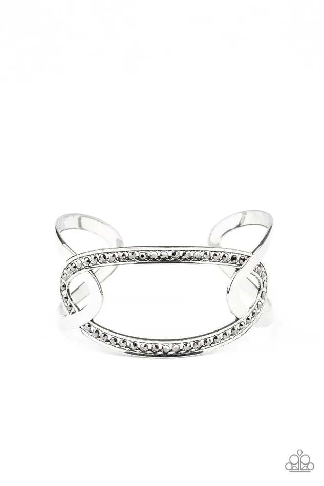 Paparazzi Jewelry Bracelets Paparazzi Bracelet Never A Dull Moment Silver Paparazzi Jewelry Bracelets Paparazzi Bracelet Never A Dull Moment Silver