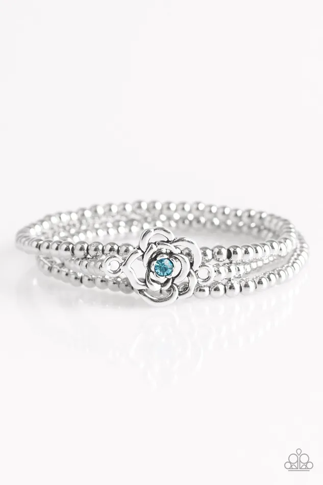 Paparazzi Jewelry Bracelets Paparazzi Bracelet Perennial Princess Blue