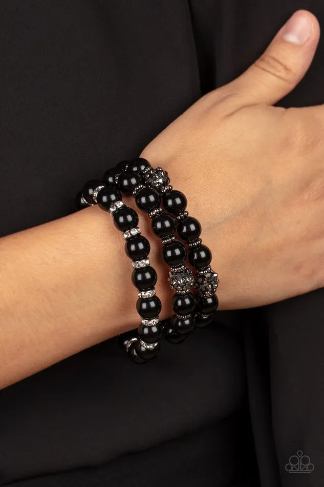Paparazzi Jewelry Bracelets Paparazzi Bracelet Poshly Packing Black