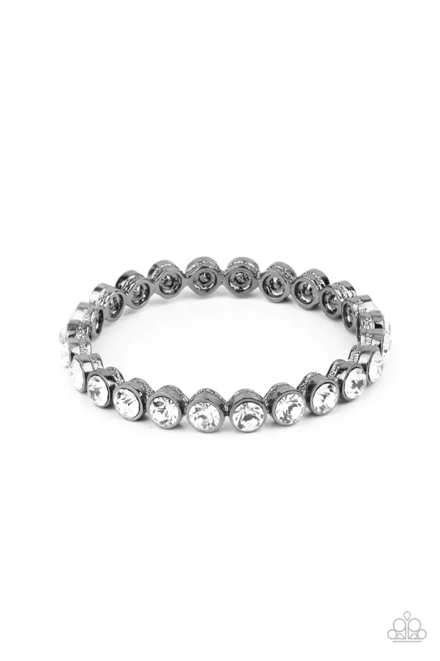 Paparazzi Jewelry Bracelets Paparazzi Bracelet Presto Posh Black