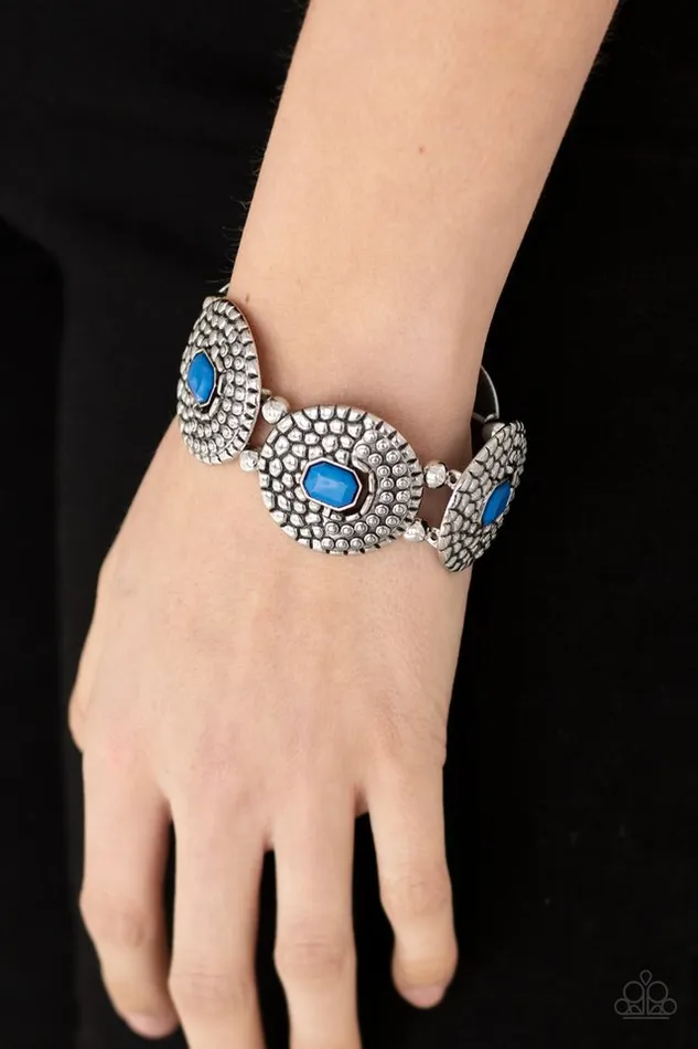 Paparazzi Jewelry Bracelets Paparazzi Bracelet Prismatic Prowl Blue
