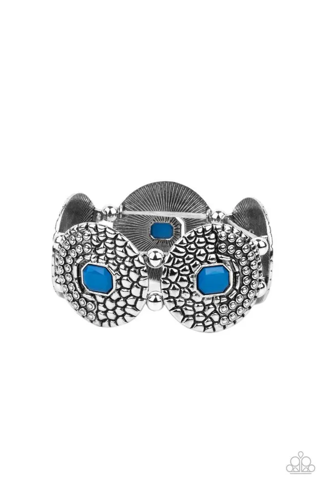 Paparazzi Jewelry Bracelets Paparazzi Bracelet Prismatic Prowl Blue Paparazzi Jewelry Bracelets Paparazzi Bracelet Prismatic Prowl Blue