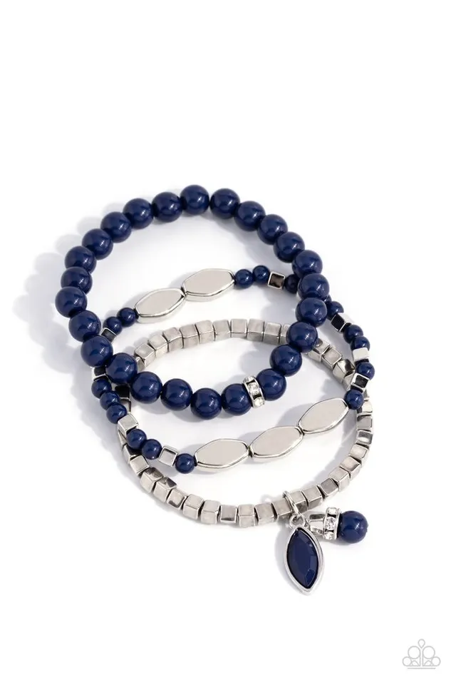 Paparazzi Jewelry Bracelets Paparazzi Bracelet Redefined Romance Blue Paparazzi Jewelry Bracelets Paparazzi Bracelet Redefined Romance Blue