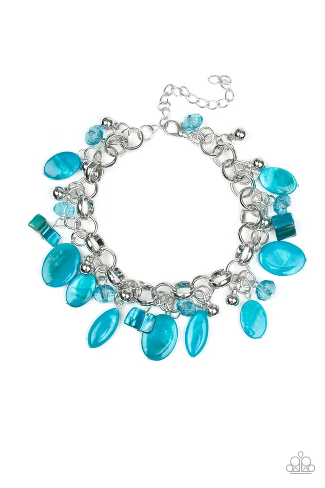 Paparazzi Jewelry Bracelets Paparazzi Bracelet Seashore Sailing Blue