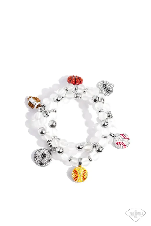 Paparazzi Jewelry Bracelets Paparazzi Bracelet Sports Fan Multi Paparazzi Jewelry Bracelets Paparazzi Bracelet Sports Fan Multi