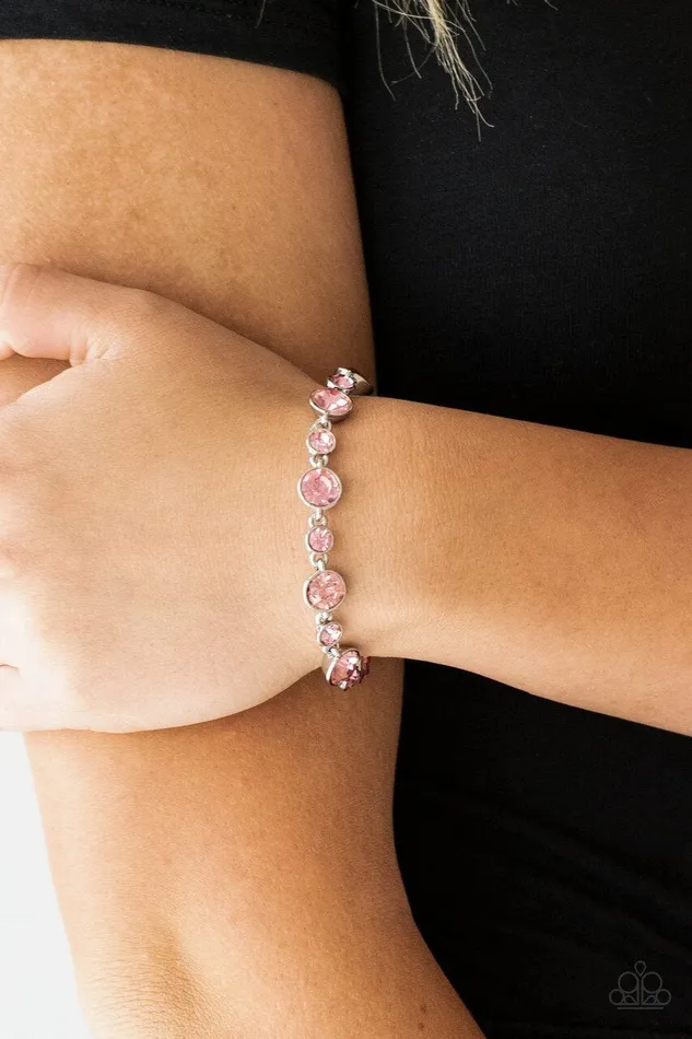 Paparazzi Jewelry Bracelets Paparazzi Bracelet Starstruck Sparkle Pink