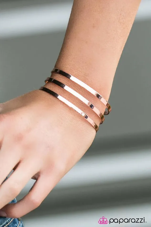 Paparazzi Jewelry Bracelets Paparazzi Bracelet Stellar Style Copper