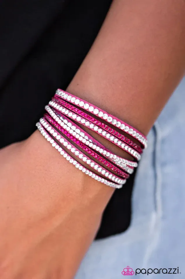 Paparazzi Jewelry Bracelets Paparazzi Bracelet Strong Is The New Beautiful Pink