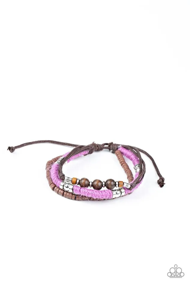Paparazzi Jewelry Bracelets Paparazzi Bracelet Totally Tiki Purple Paparazzi Jewelry Bracelets Paparazzi Bracelet Totally Tiki Purple