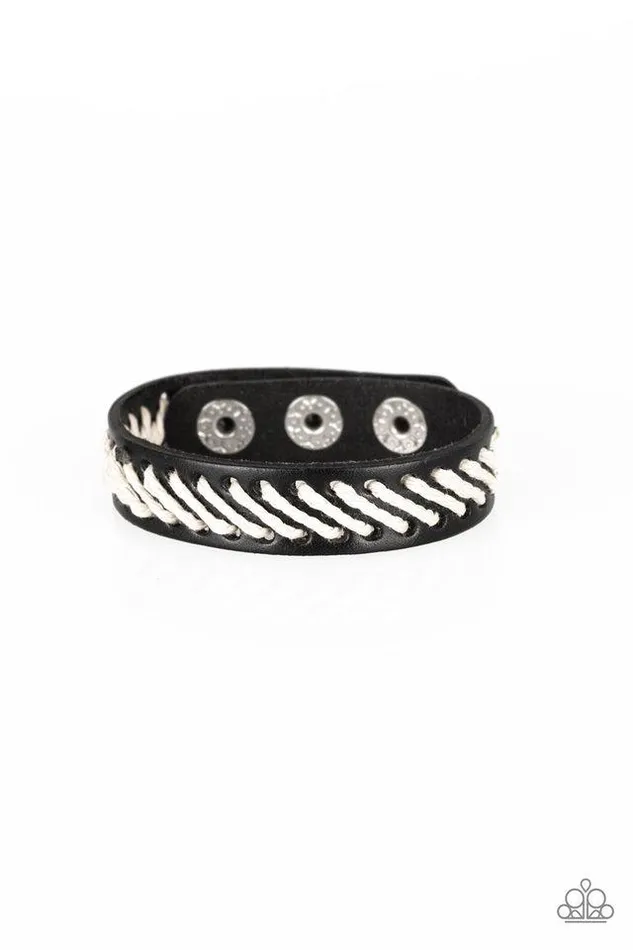 Paparazzi Jewelry Bracelets Paparazzi Bracelet Watch Your BACKPACKER Black