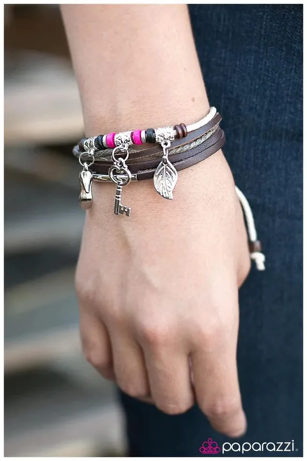Paparazzi Jewelry Bracelets Paparazzi Bracelet Without A Doubt Pink