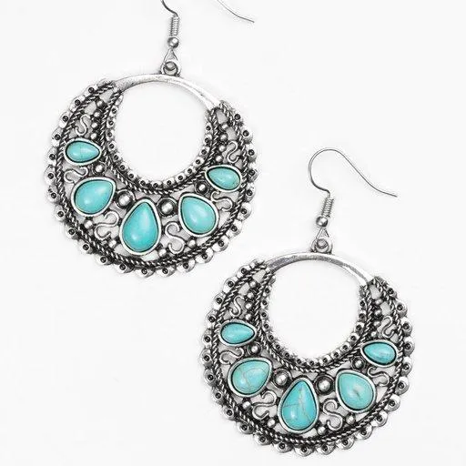 Paparazzi Jewelry Earrings Paparazzi Earring Desert Springs Blue