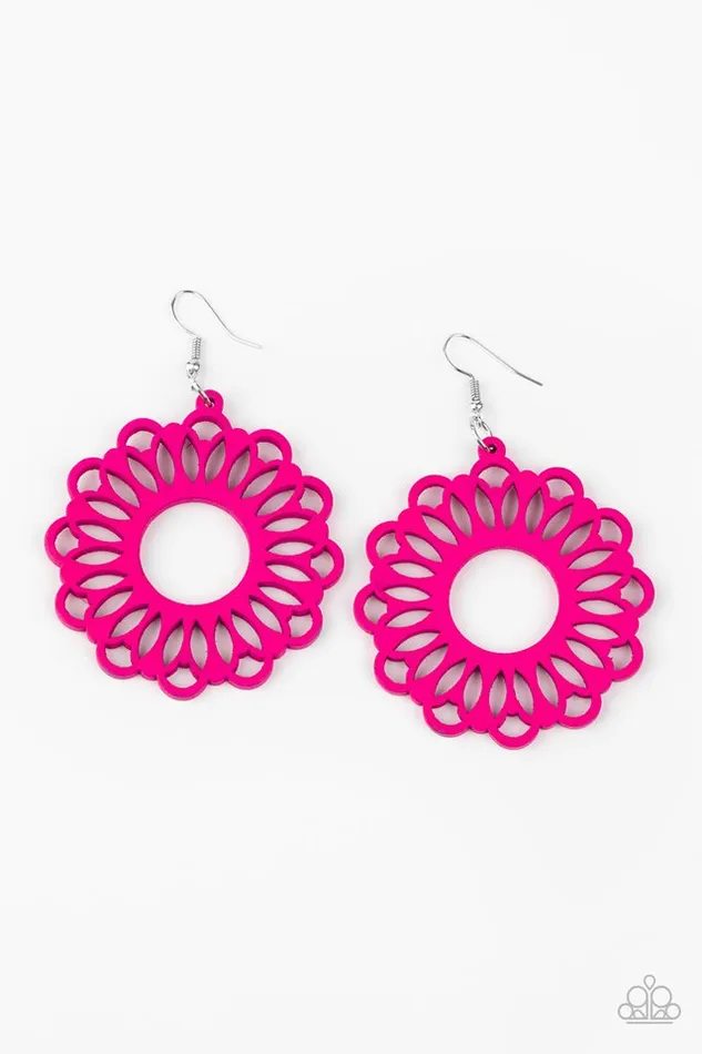 Paparazzi Jewelry Earrings Paparazzi Earring Dominican Daisy Pink Paparazzi Jewelry Earrings Paparazzi Earring Dominican Daisy Pink