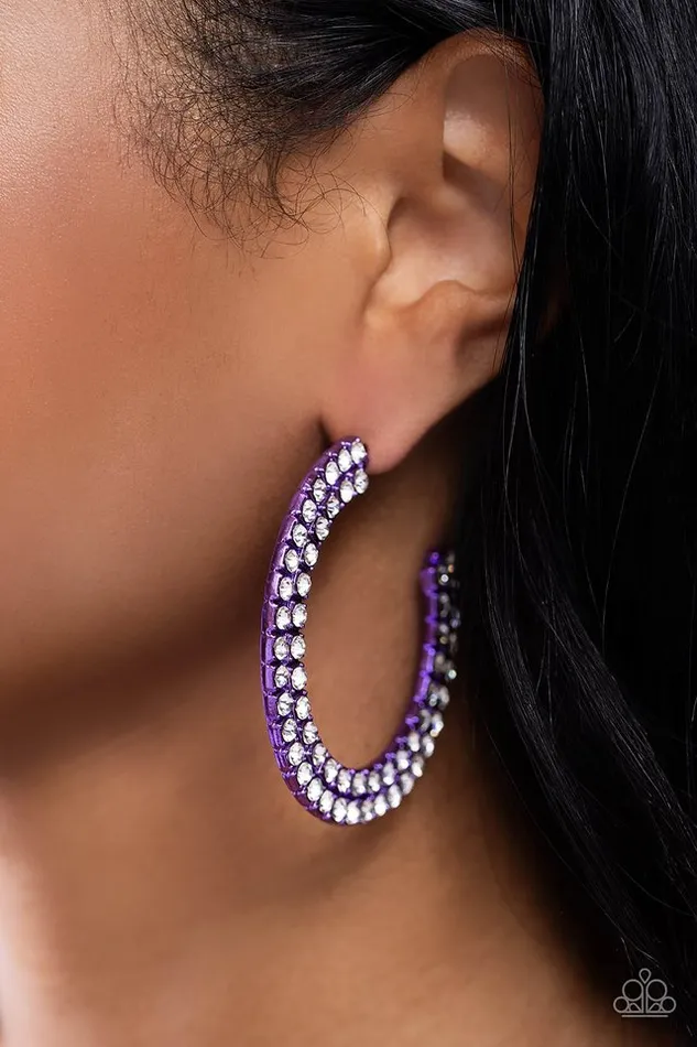Paparazzi Jewelry Earrings Paparazzi Earring Flawless Fashion Purple