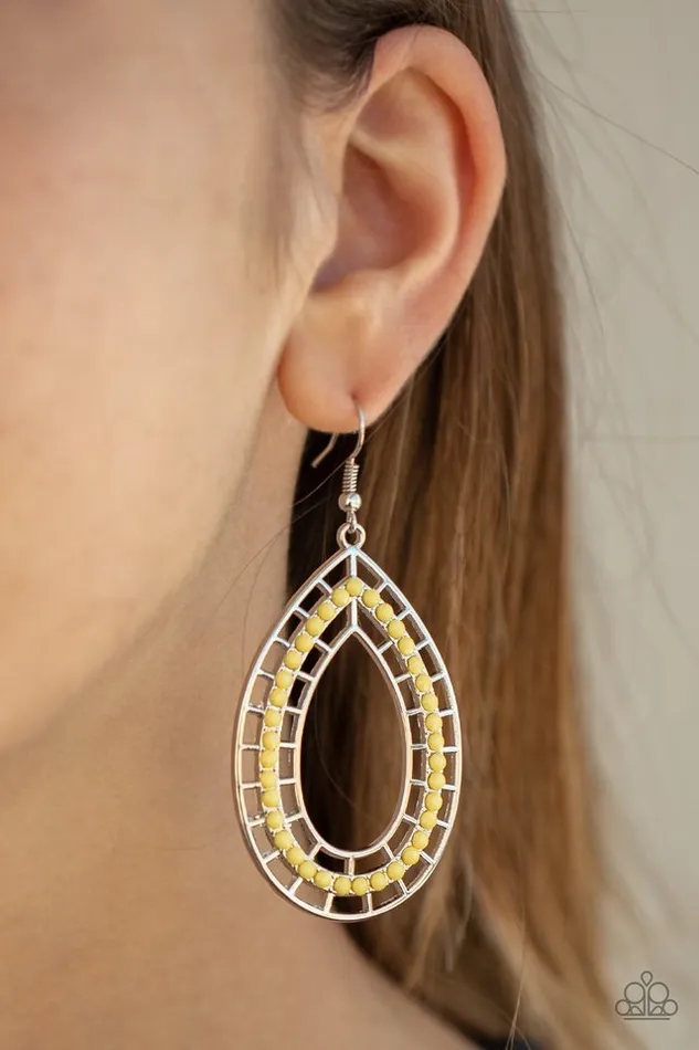 Paparazzi Jewelry Earrings Paparazzi Earring Fruity Fiesta Yellow