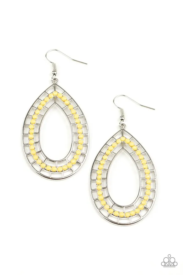 Paparazzi Jewelry Earrings Paparazzi Earring Fruity Fiesta Yellow Paparazzi Jewelry Earrings Paparazzi Earring Fruity Fiesta Yellow