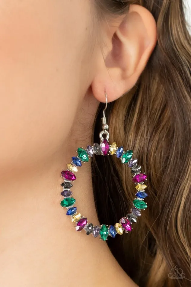 Paparazzi Jewelry Earrings Paparazzi Earring Glowing Reviews Multi