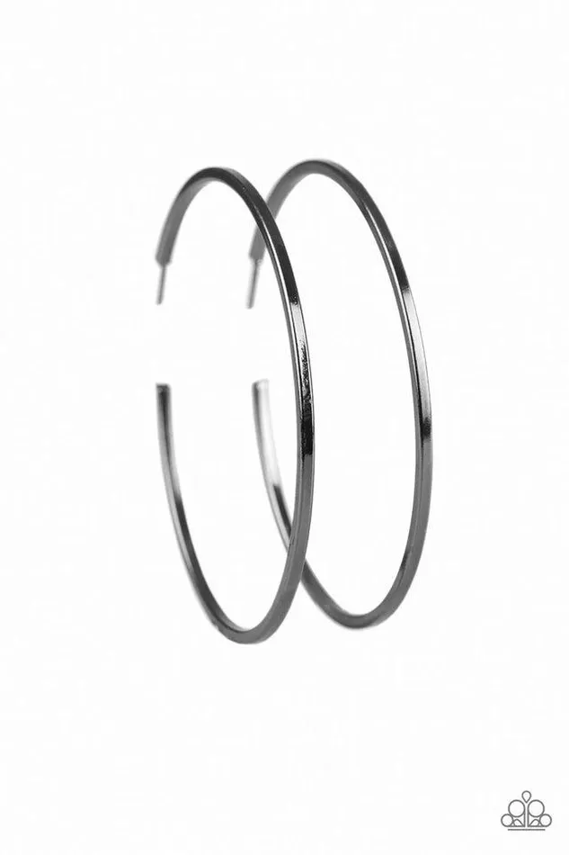 Paparazzi Jewelry Earrings Paparazzi Earring Perfect Shine Black
