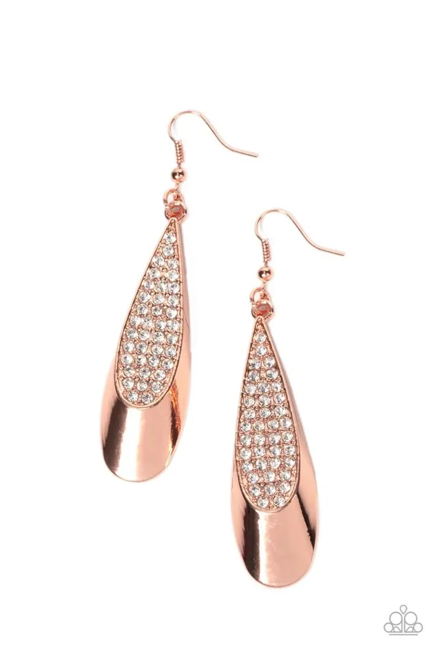 Paparazzi Jewelry Earrings Paparazzi Earring Prismatically Persuasive Copper Paparazzi Jewelry Earrings Paparazzi Earring Prismatically Persuasive Copper