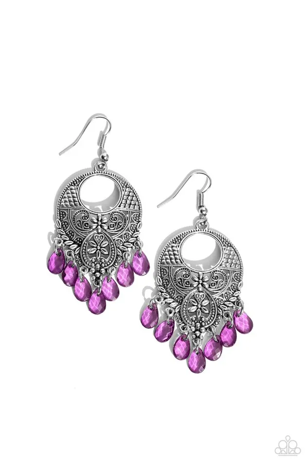 Paparazzi Jewelry Earrings Paparazzi Earring Prismatically Prairie Purple Paparazzi Jewelry Earrings Paparazzi Earring Prismatically Prairie Purple