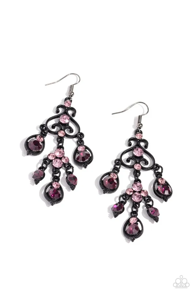 Paparazzi Jewelry Earrings Paparazzi Earring Regal Renovation Purple Paparazzi Jewelry Earrings Paparazzi Earring Regal Renovation Purple
