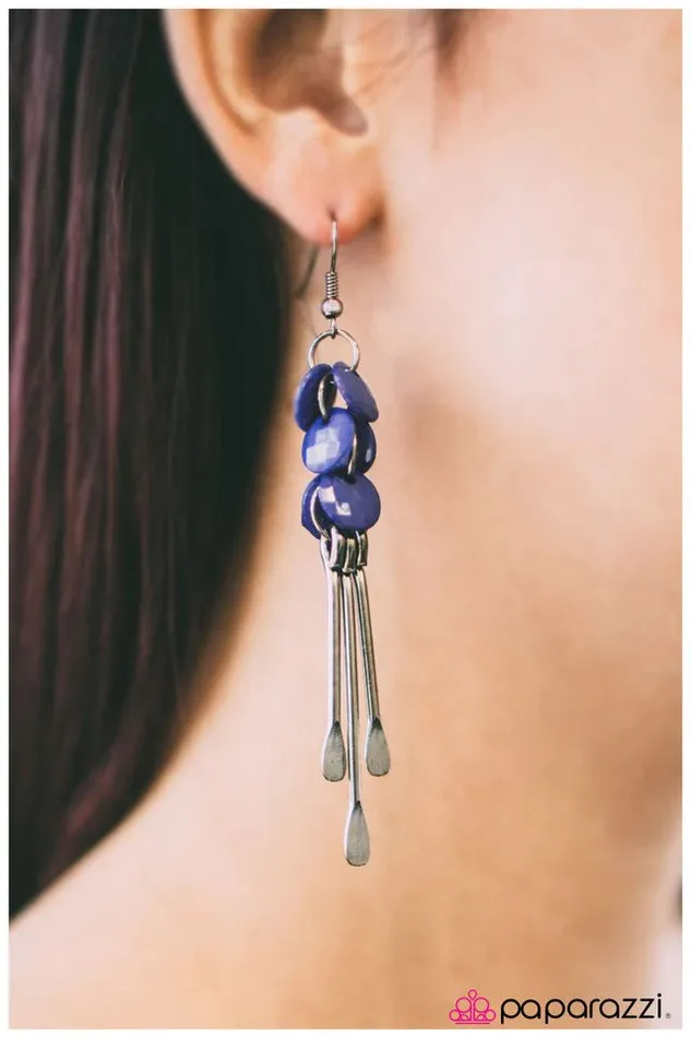 Paparazzi Jewelry Earrings Paparazzi Earring So OARdorable Blue