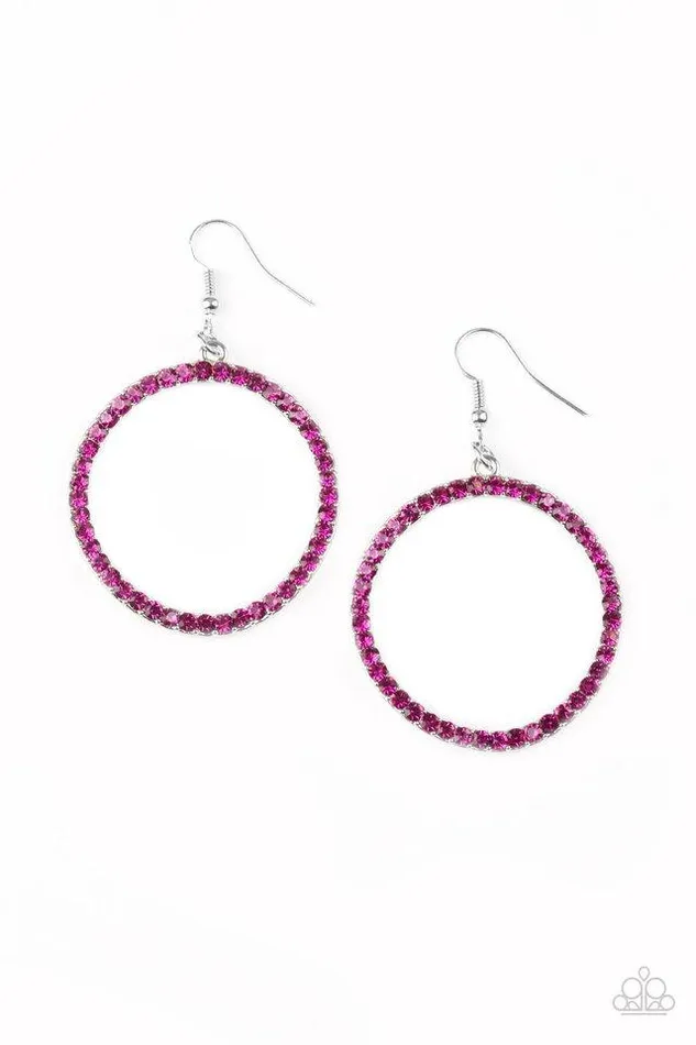 Paparazzi Jewelry Earrings Paparazzi Earring Stoppin Traffic Pink