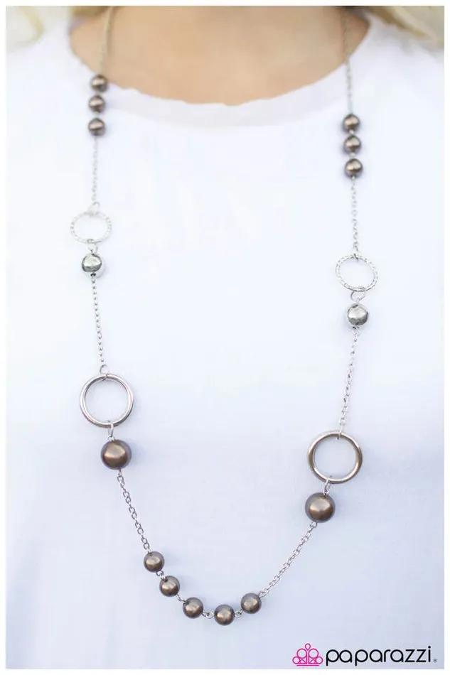 Paparazzi Jewelry Necklaces Paparazzi Necklace Always In Season Brown