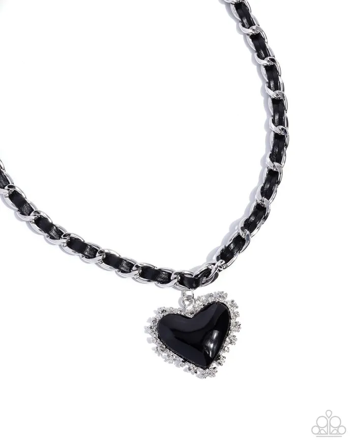 Paparazzi Jewelry Necklaces Paparazzi Necklace Austere Attraction Black Paparazzi Jewelry Necklaces Paparazzi Necklace Austere Attraction Black